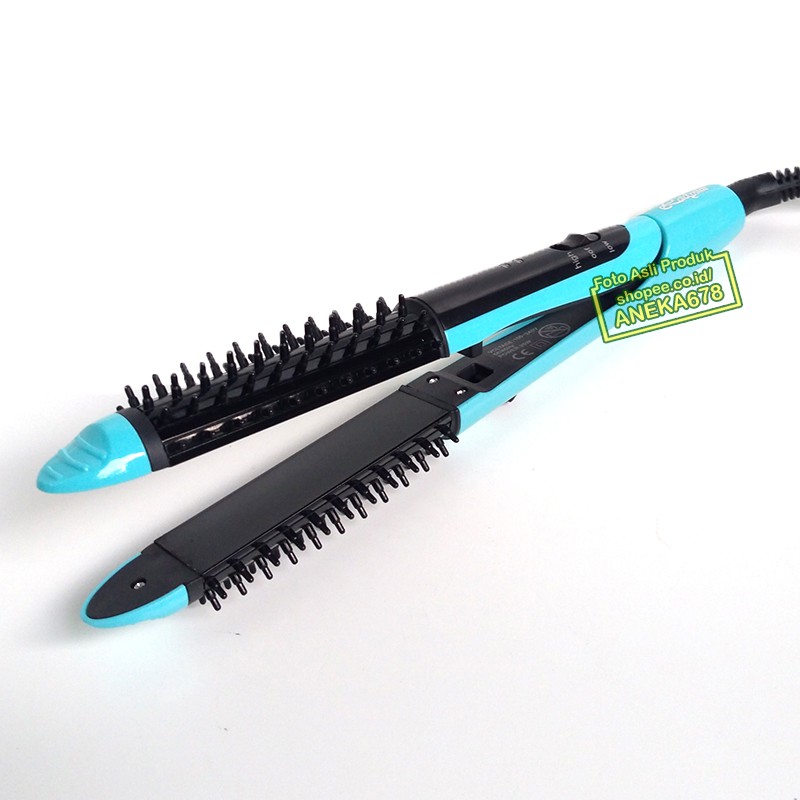 LADYSTAR LS 078 CATOKAN BLOW ALAT CATOK RAMBUT LURUS 2in1 2 In 1 KERITING WAVE SISIR