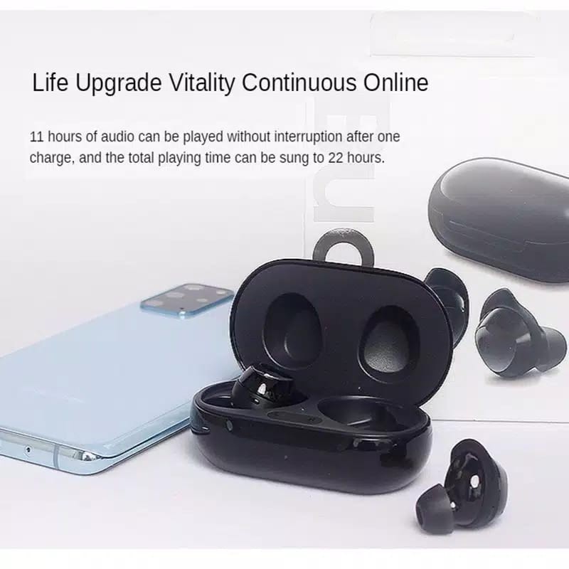 Headset Bluetooth Buds Plus R175 Wireless Charger Super Bass