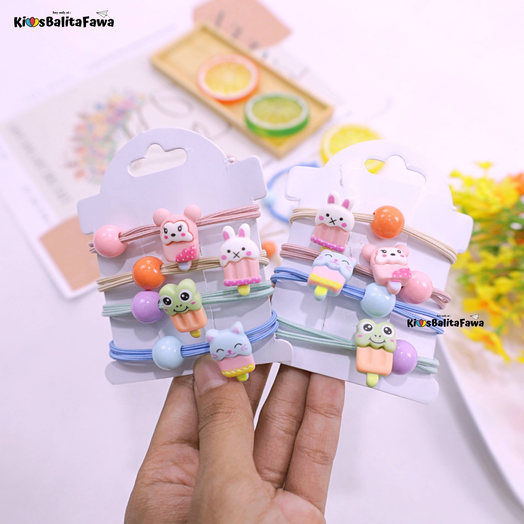 (SATUAN) Ikat Rambut Mochi - Kunciran Simpul kualitas Import Anak Perempuan Korean Style Kuncir Balita Wanita Lucu Murah Babycinnamon