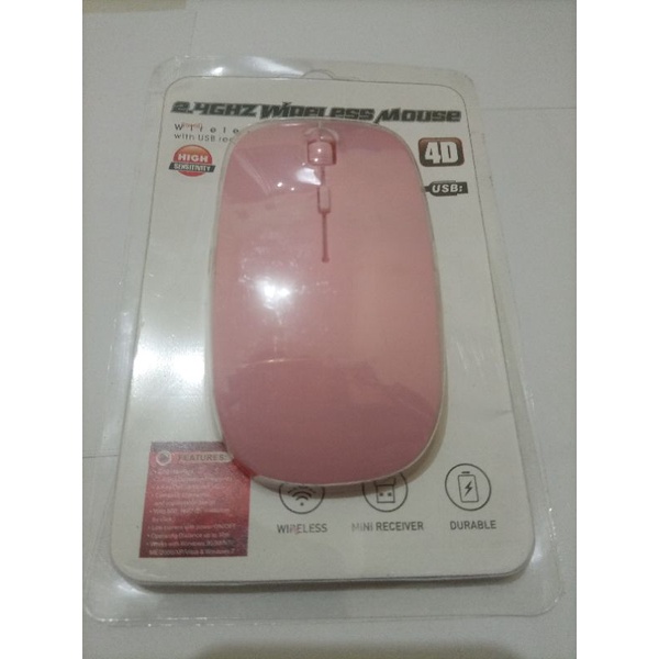 MOUSE WIRELESS SLIM ELEGAN 2.4