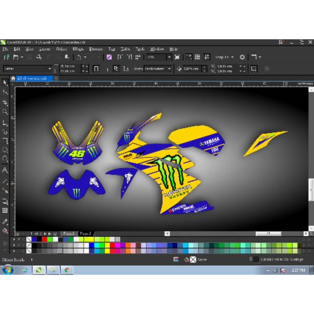 Decal fullbody R15 V3 M yellow blue