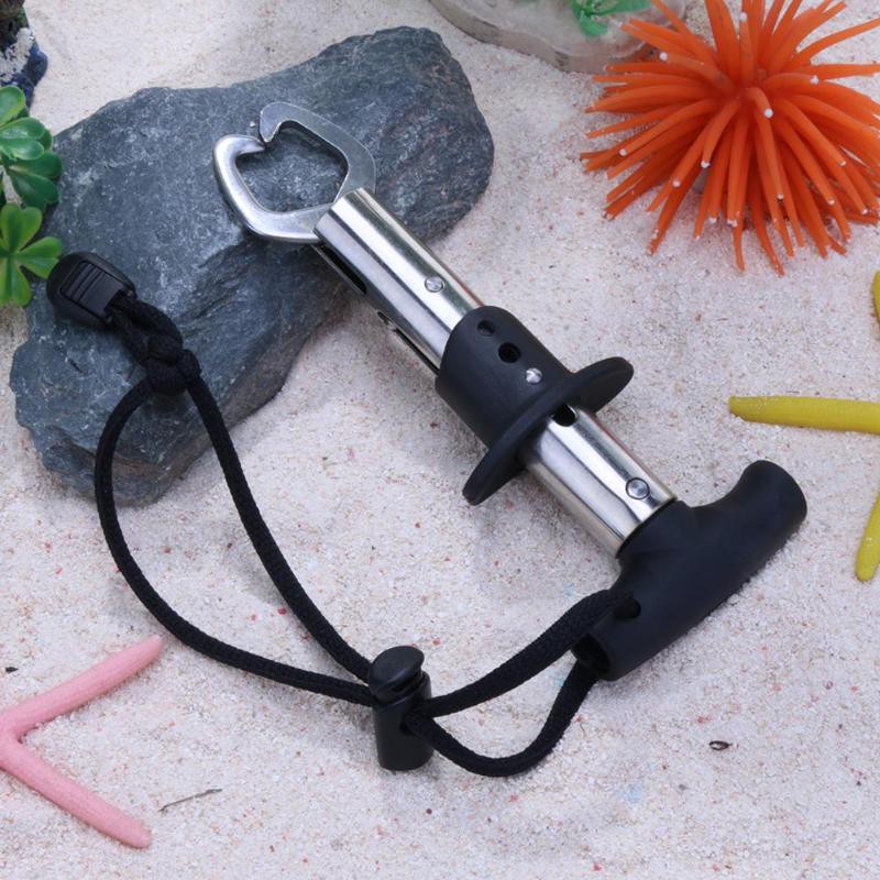 Alat Penangkap Ikan Fishing Lip Grabber Model Gagang T - Y5UB - Black