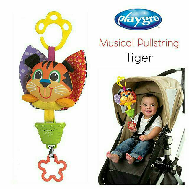 Playgro Musical Pull String Tiger