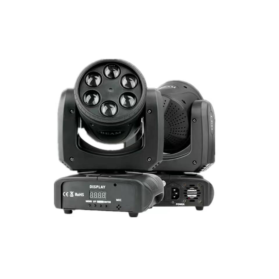 Moving Head Six Bee Eye Beam + Laser Lampu Panggung Six Bee Head With Laser