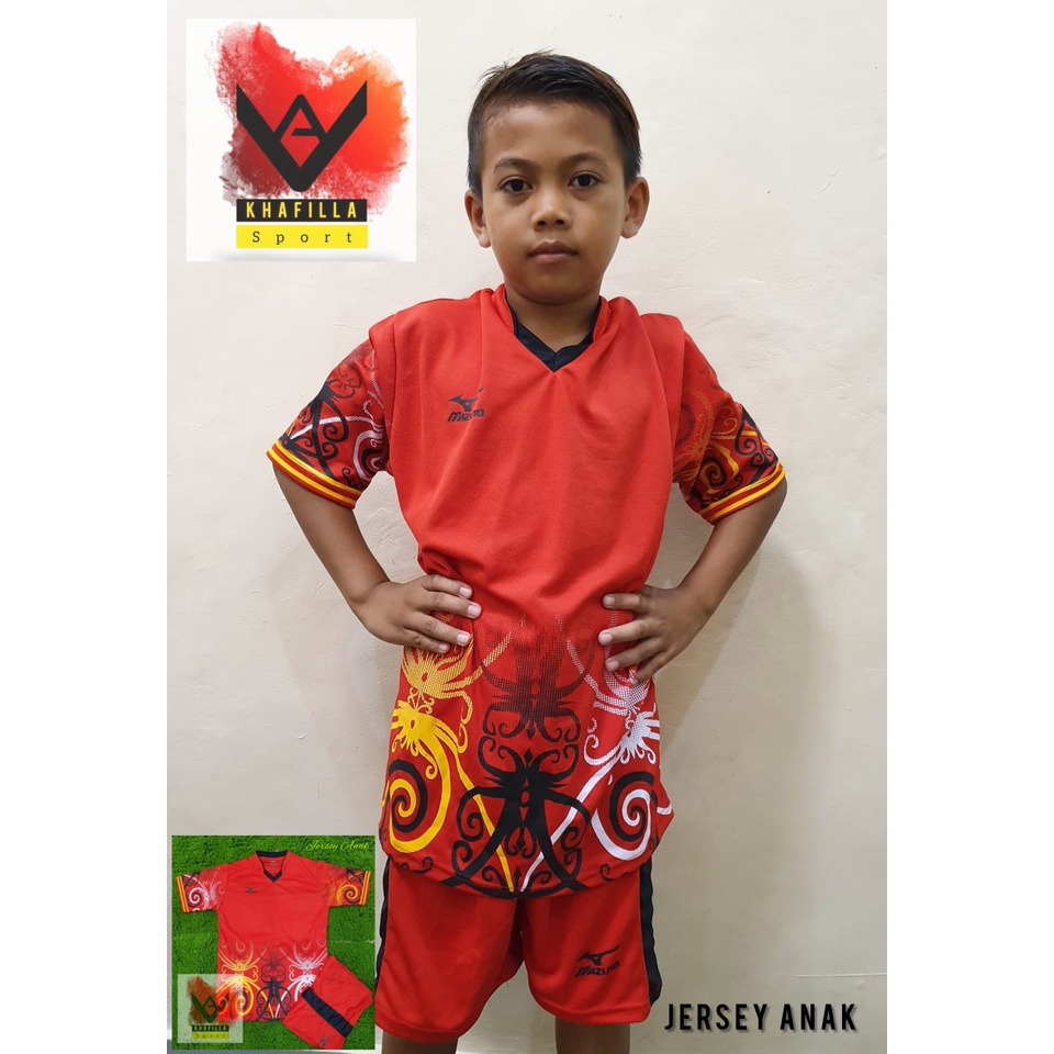 SETELAN JERSEY ANAK UMUR 7 - 14 TAHUN SEKOLAH SEPAK BOLA OLAHRAGA