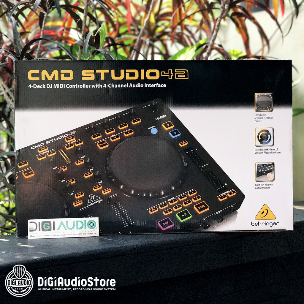 Behringer CMD STUDIO 4A DJ Disk Jockey Controller Software Traktor Virtual DJ Ableton Live etc.