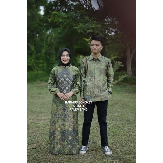 COUPLE GAMIS JUMPUTAN PALEMBANG SUTRA VALVET SILK