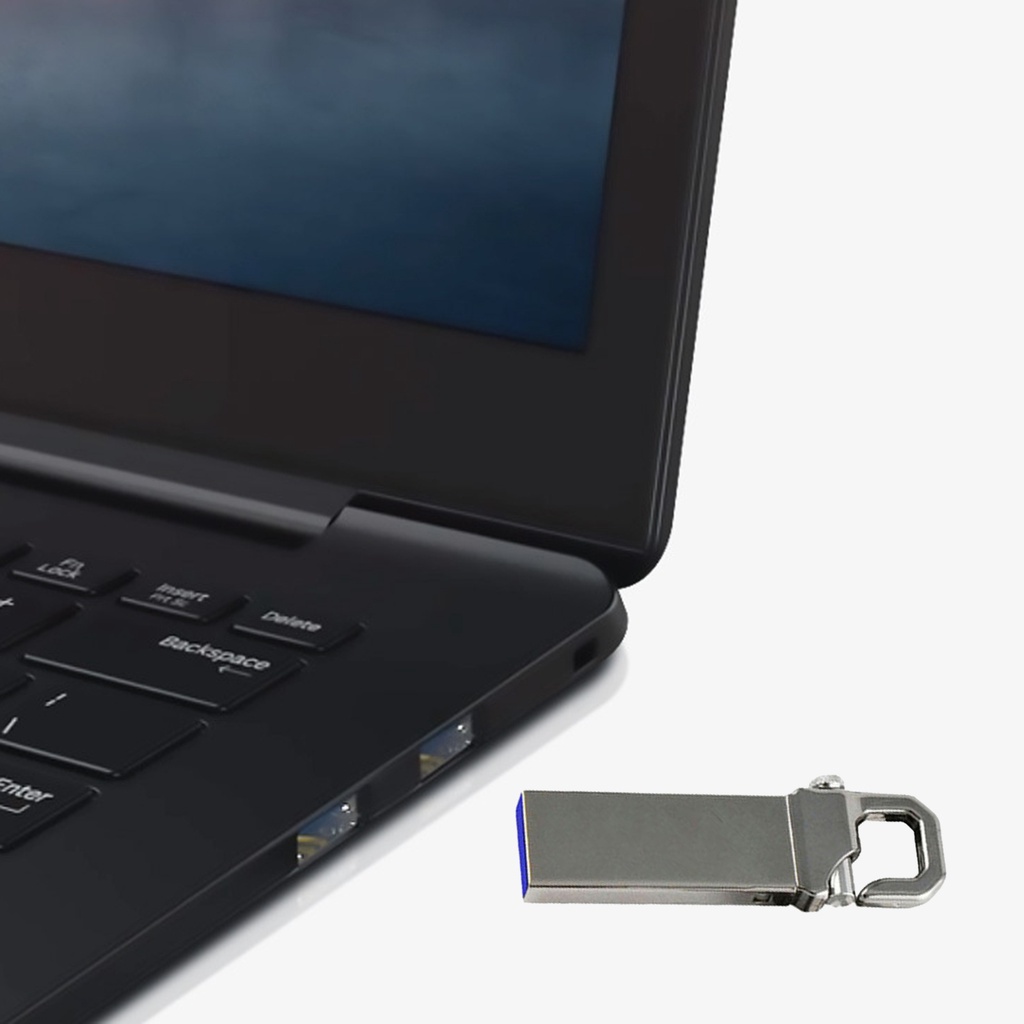 Flash Drive Eksternal USB 3.0 1TB / 2TB Plug and Play Kecepatan Tinggi Untuk Komputer