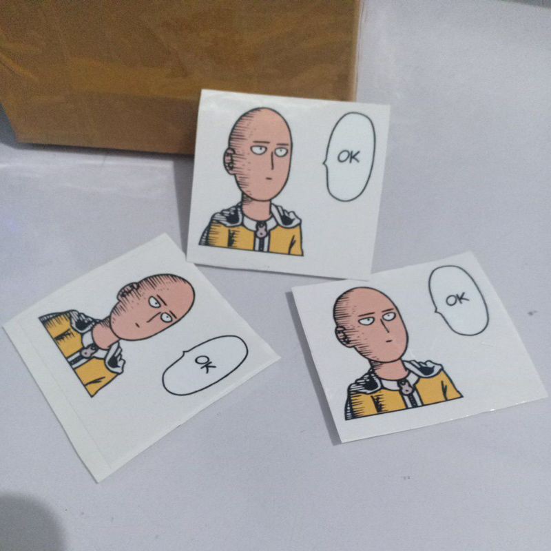 

STICKER SAITAMA ONE PUNCH MAN (OK)