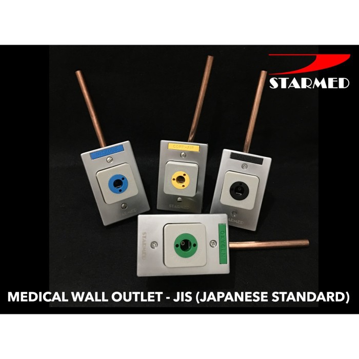 Starmed Wall Outlet Gas Medis Standard JIS (Pin Index)