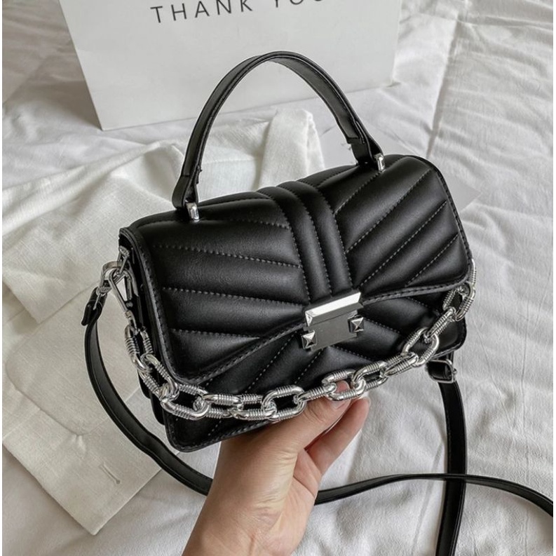 Bayar Ditempat [COD] Tas Wanita 2021 - Tas Bahu Tali Rantai - Tas Jinjing Wanita 2021 - Tas Import
