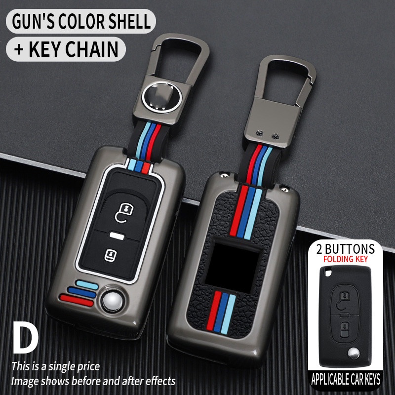 Casing Kunci Mobil Untuk Peugeot 207 307 307S 307CC 307SW 308SW 3008 4007 Citroen C2 C3 C4 C5