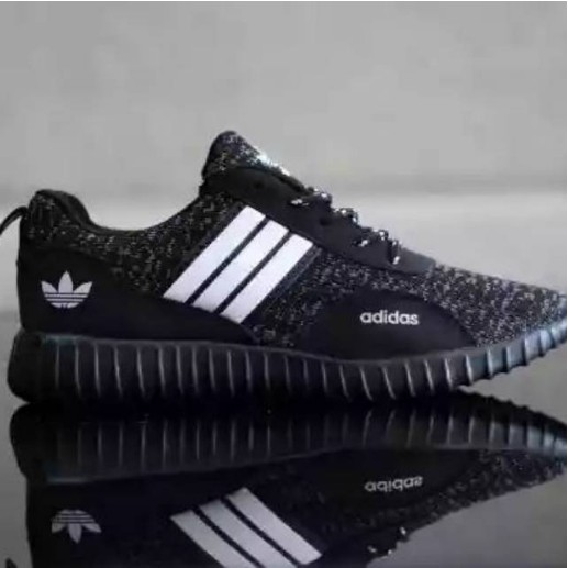 Sepatu Adidas Boost Hitam New Model - (kampung sneakers)