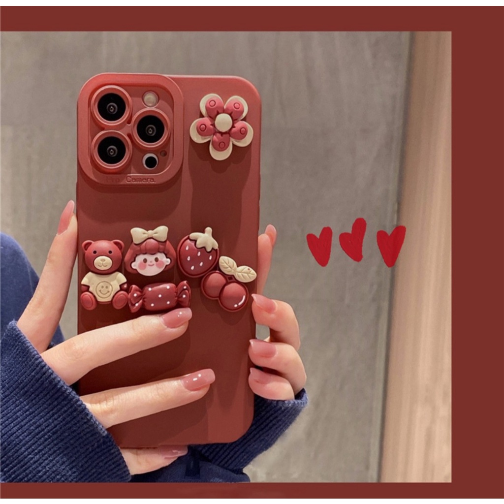 CASING HP LUCU IPHONE 13 PRO 13 PRO MAX 13 PLUS MOTIF DOLL