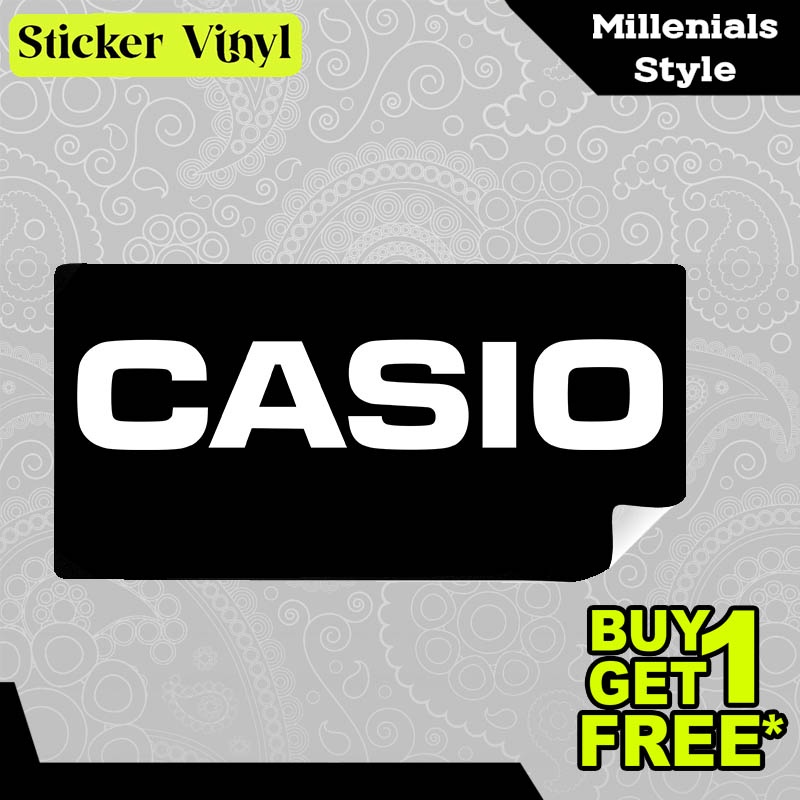 

Stiker Sticker Casio Logo Gambar Unik Desain Keren dan Kekinian Aesthetic Bahan Vinyl Satuan Anti Air