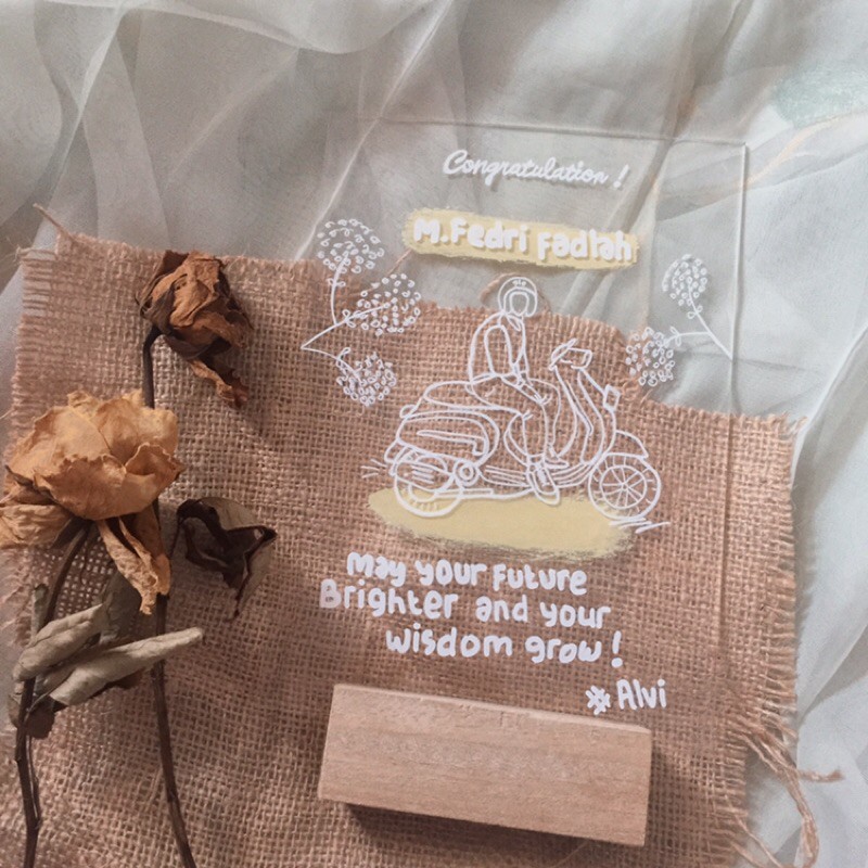 

Acrylic lettering