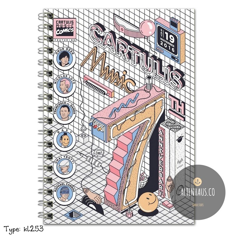 Custom Book LANGSUNG DIKIRIM SOFT COVER (Buku Catatan Besar) NOTEBOOK CUSTOM Tipe KL253