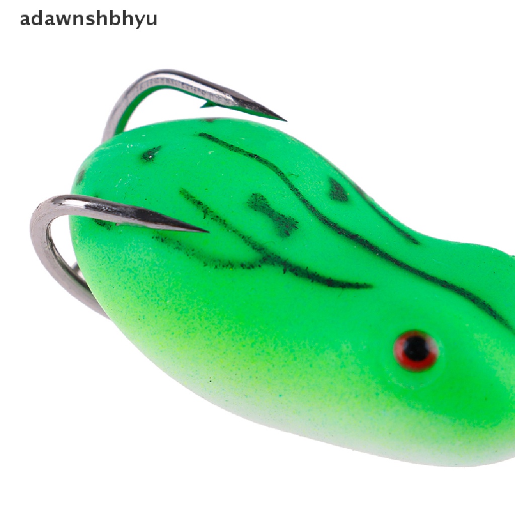 Adawnshbhyu 1PC Soft Frog Fishing Lure Kait Ganda water Ray Frog Umpan Lembut Buatan