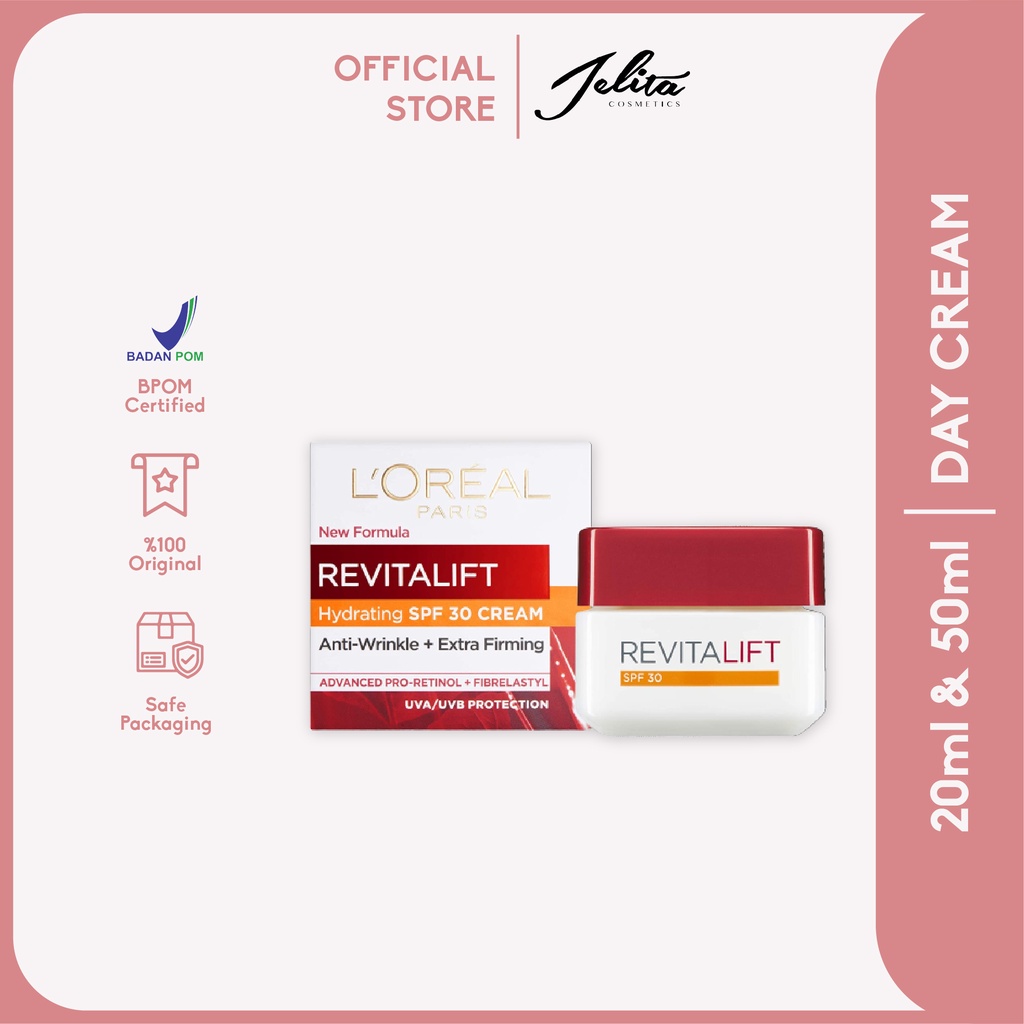 L'oreal Revitalift Day Cream 20ml &amp; 50ml