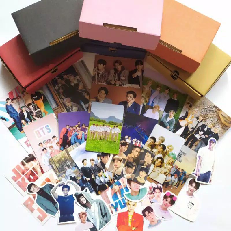 MINI FANKIT EXO BTS NCT W/ BOX CANTIK // BACA DESC