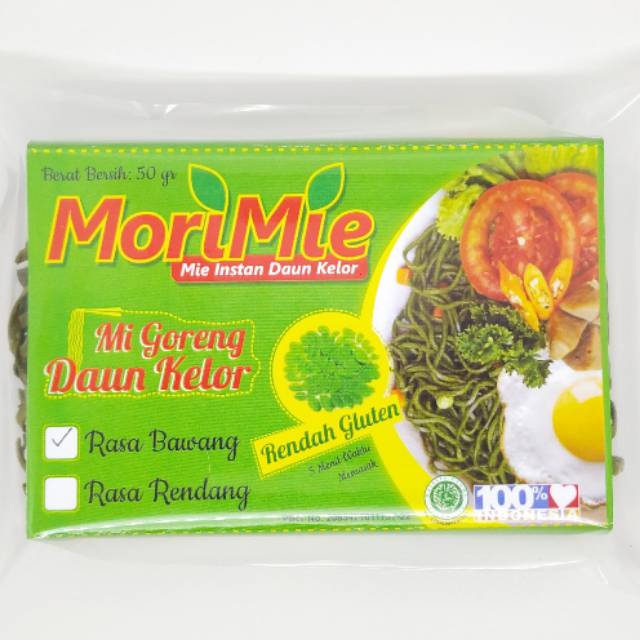 

Mi Instan Low Gluten Daun Kelor MoriMie