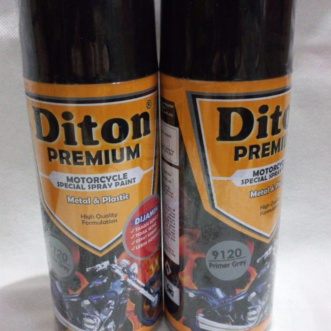 Pilok Pilox Cat Semprot DITON Premium 9120 Primer Grey / Cat Dasar / Epoxy (400cc / 400ml)