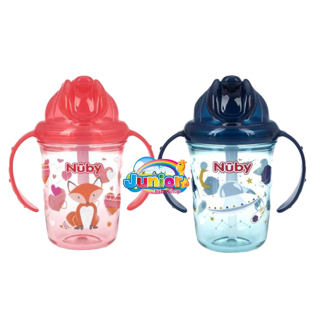 Nuby Tritan Flip It Glitter