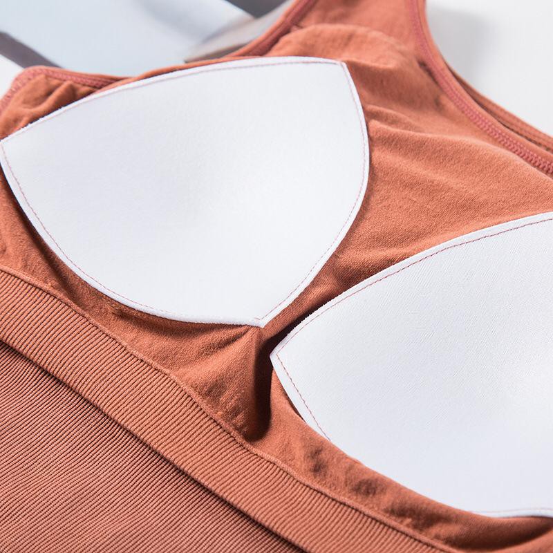 ✅𝐅𝐎𝐈𝐒𝐒® Bra Sport Yoga Tank Top Atasan Wanita Dengan Tali Trap 1055