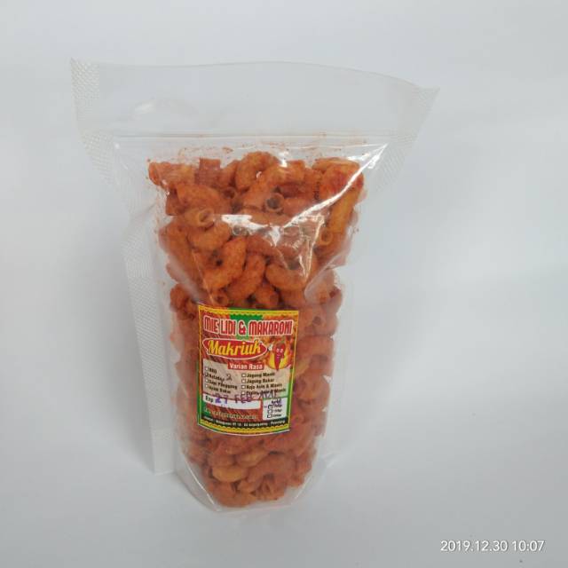 

Makriuk Makaroni balado 100 gram