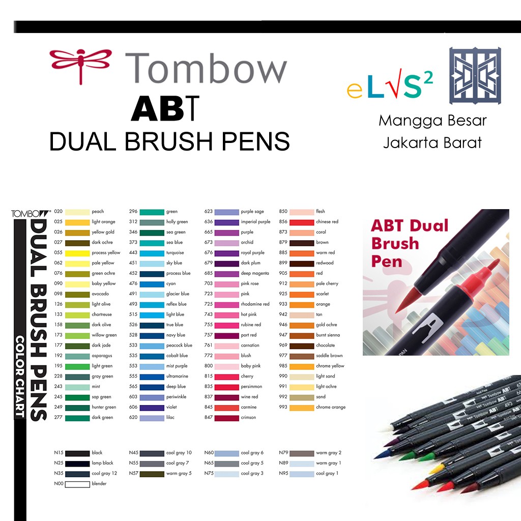 

Tombow ABT Dual Brush Pens