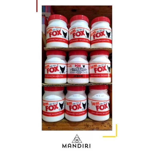 

Lem FOX PVAc 150 g ®️: Lem Putih / White Adhesive