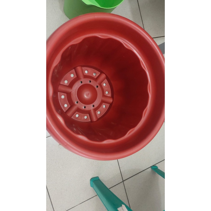 ONLY SAMEDAY AND INSTAN Pot BIGMOM 50 Merah BataTerracota Terracotta Merah Coklat - Pot Besar Jumbo 50cm Pot Besar Plastik Bahan Tebal - Pot Besar Jumbo 100cm 50cm 40cm Putih Tinggi Hitam