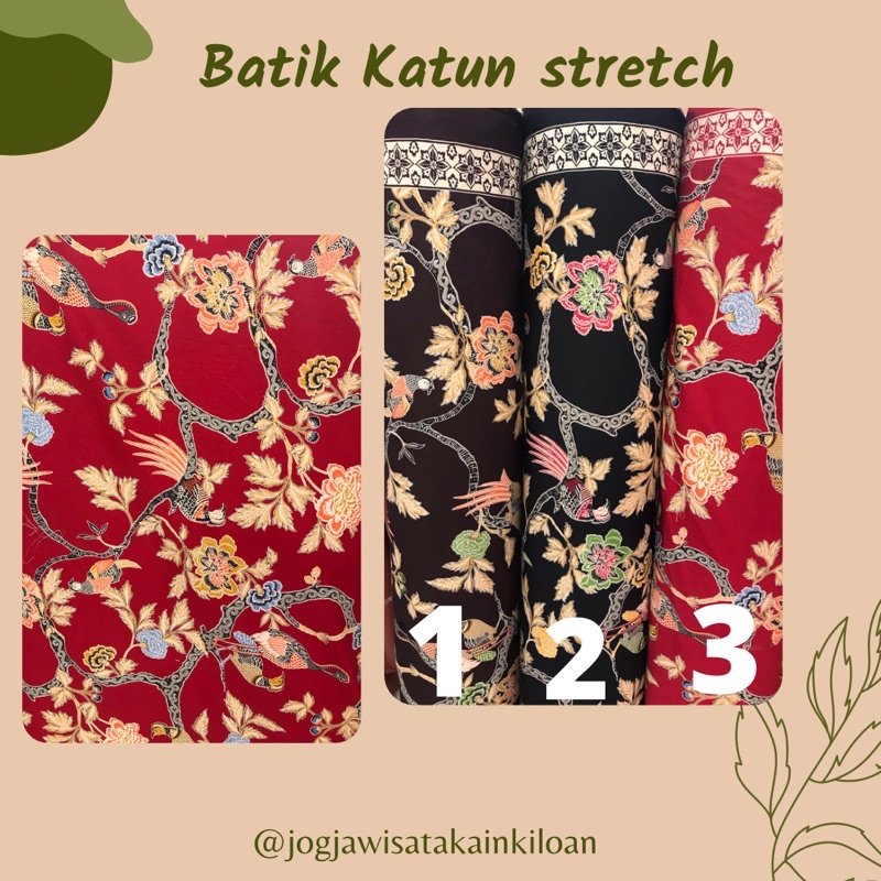 Kain Batik Katun Stretch Per Setengah Meter