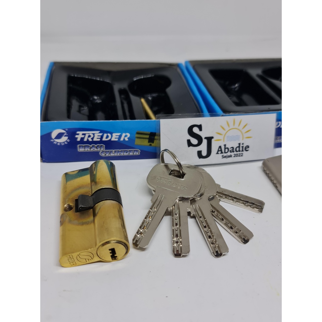 (1 PCS) Silinder/Cylinder Kunci Komputer FREDER GP Kuning | SJ ABADIE |