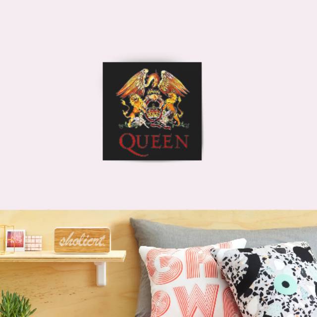 POSTER QUEEN HIASAN DINDING POSTER KAYU WALLPAPER BAND MUSIC QUEEN Q07