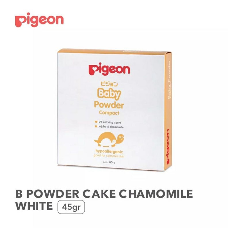 PIGEON Baby Padwer Cake Chamomile White 45gr