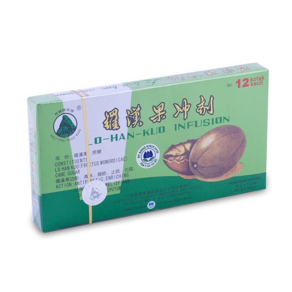 

SSA Lo Han Kuo Infusion - LoHanKuo Minuman Herbal untuk Panas Dalam Box isi 12 Lohanko Saras Subur