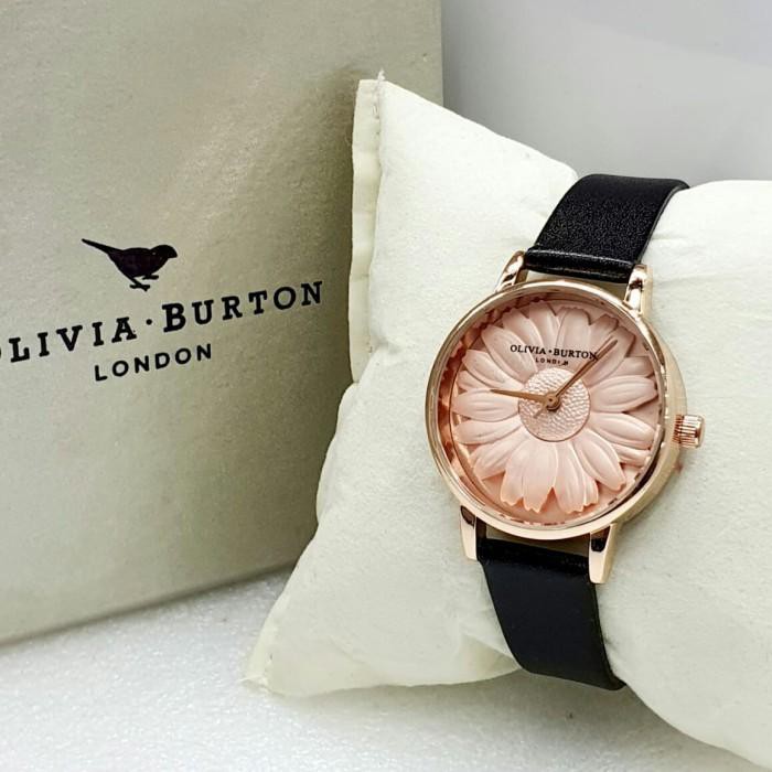 Jual Jam Tangan Wanita Cewek Jam Tangan Cewek Olivia 2347 - Hitam Berkualitas