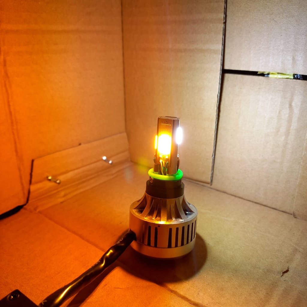 Dop Lampu depan Bohlam LED Lampu Depan Kipas 90 LED 4 sisi  80W AC DC Beat Vario Scoopy Jupiter Tiger Mio King Megapro Tiger Vixion