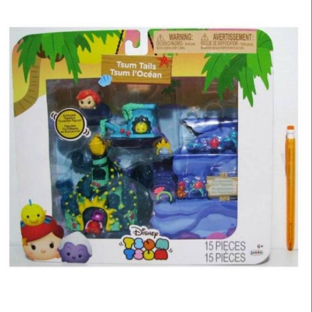 Tsum Tsum Little Mermaid Playset