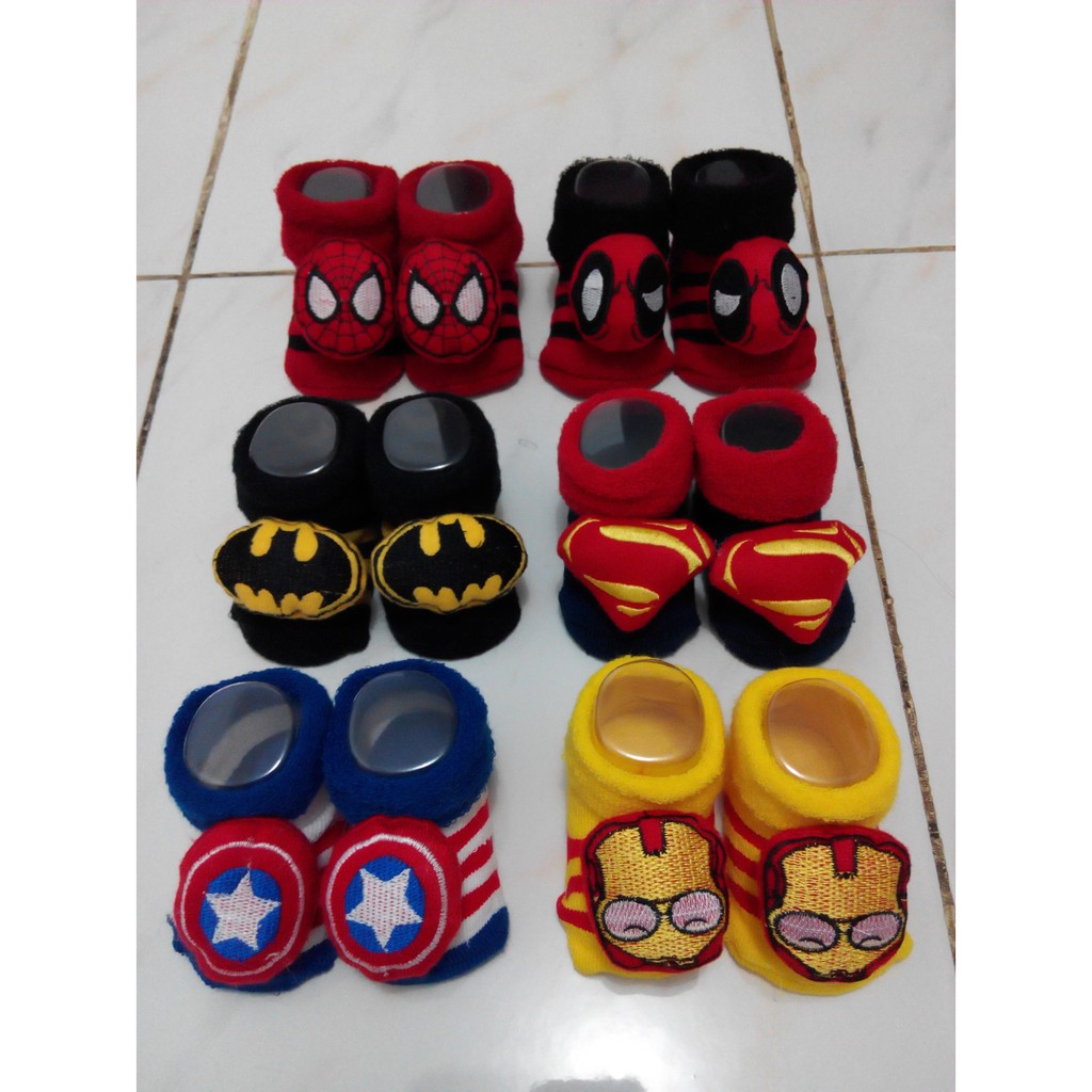 Kaos Kaki Bayi Super Heroes Avery Street Baby Socks
