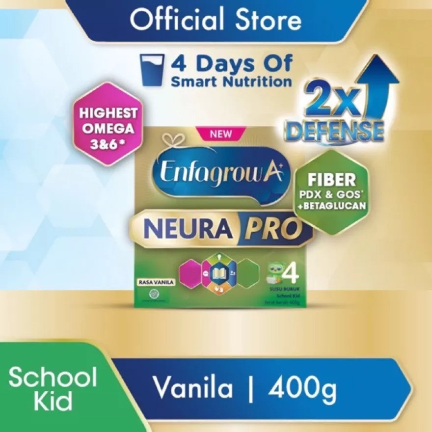 Enfagrow A+ Neura Pro 4 School Kid Rasa Vanilla 400g