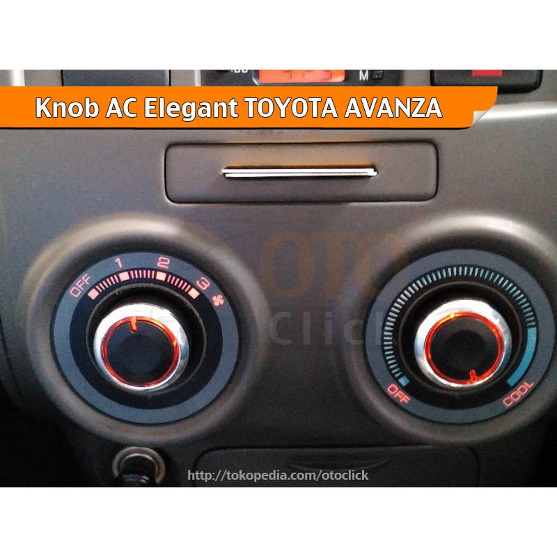 Knob AC Elegant Bundar untuk Mobil Toyota Avanza MURAH