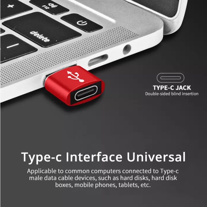 Usb type A adapter to usb type C 3.0 converter charger data smartphone