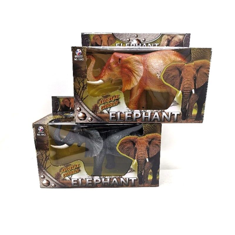 Mainan gajah elephant besar berjalan dan bersuara
