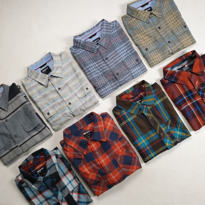 Flanel marmot pattern box big size original