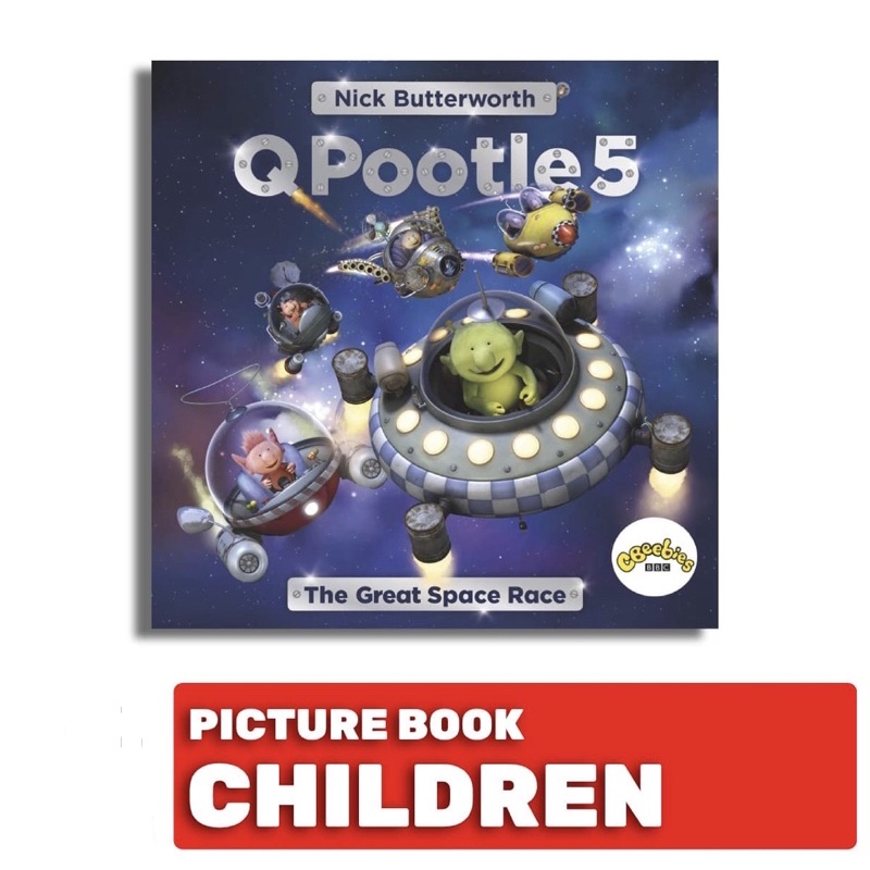 Q Pootle 5 The Great Space Race CBeebies Book Kids Buku Cerita Anak