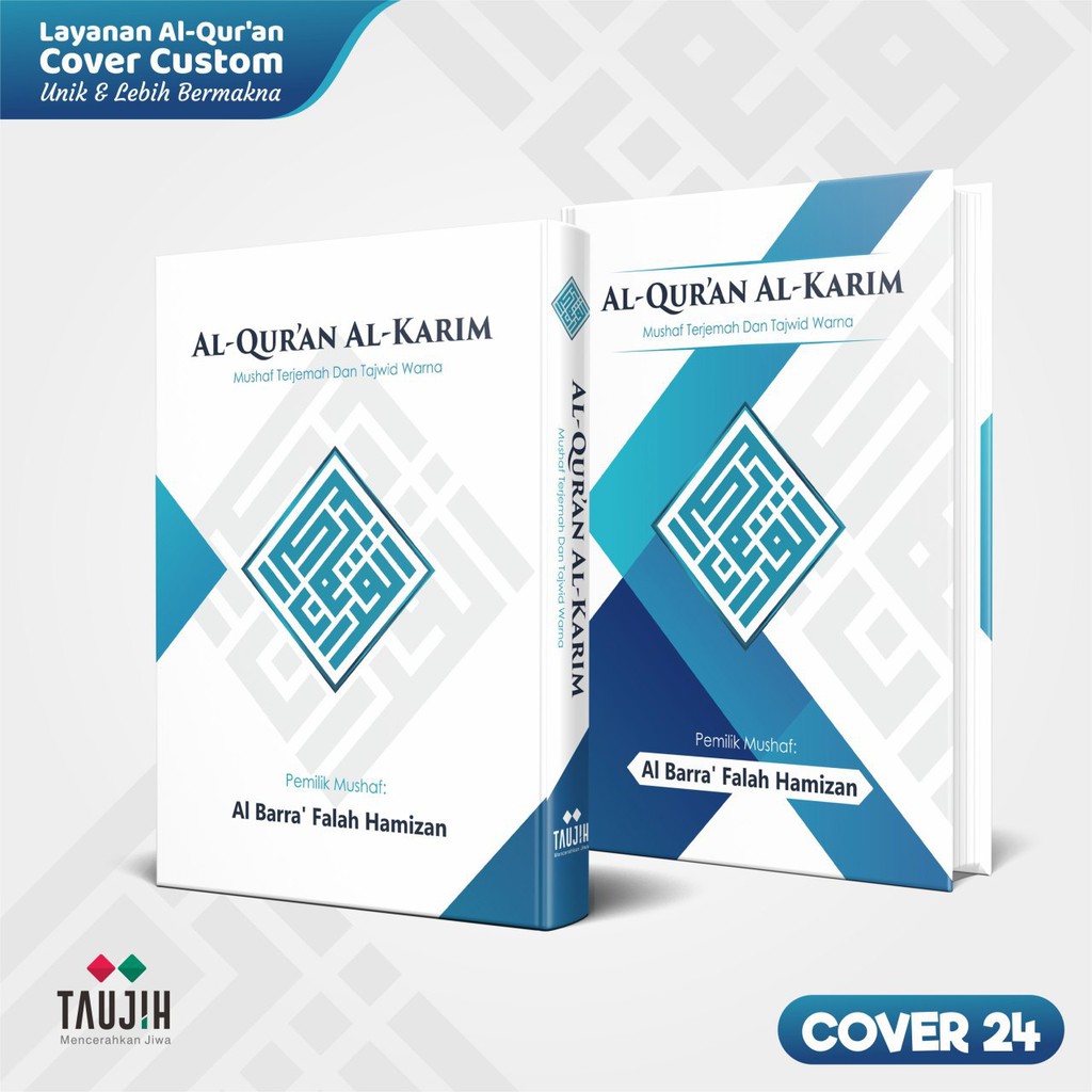 Al Qur'an Hafalan Cover Custom Cantik