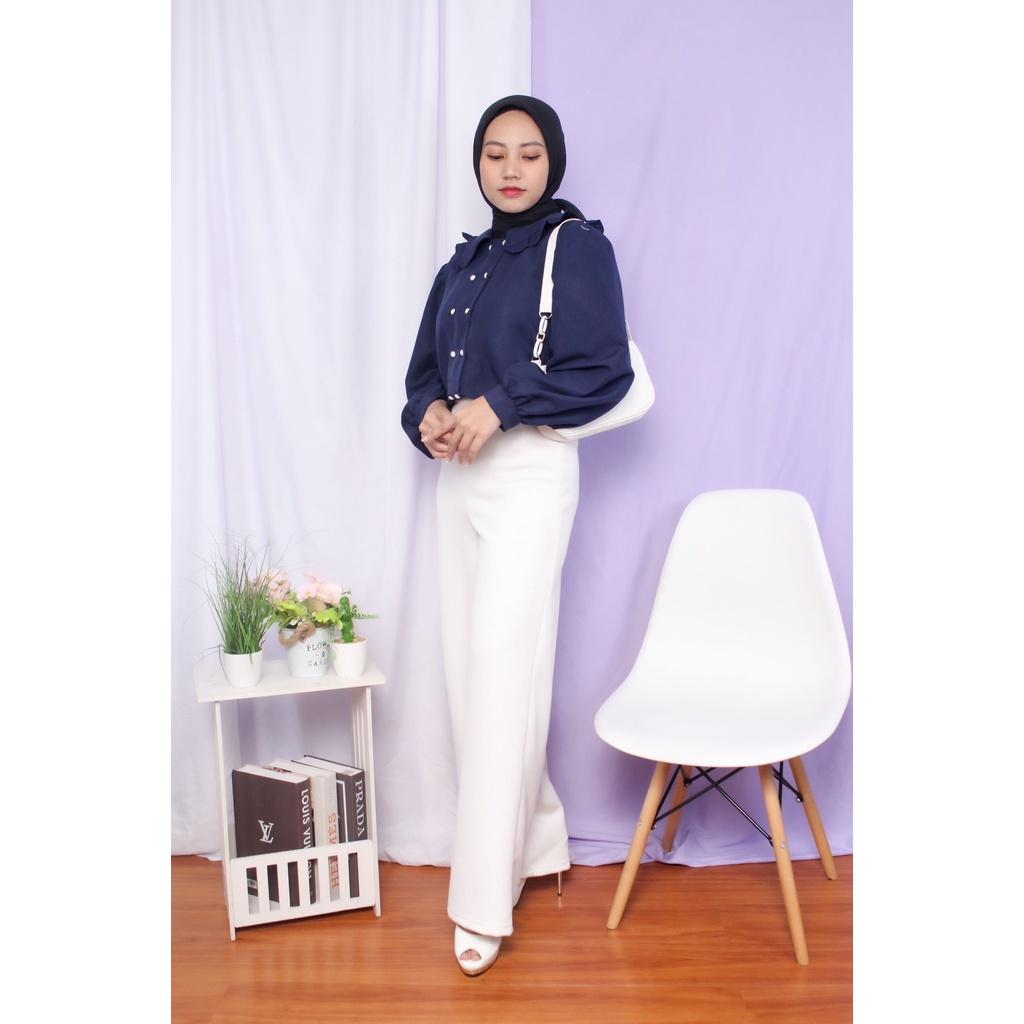 Tq88indonesia Baju Blouse Wanita Terbaru /  Blouse Bloni / Gloni Blouse / Baju Atasan Wanita Kekinian / Ootd Terbaru / Outfit Citayam Kekinian