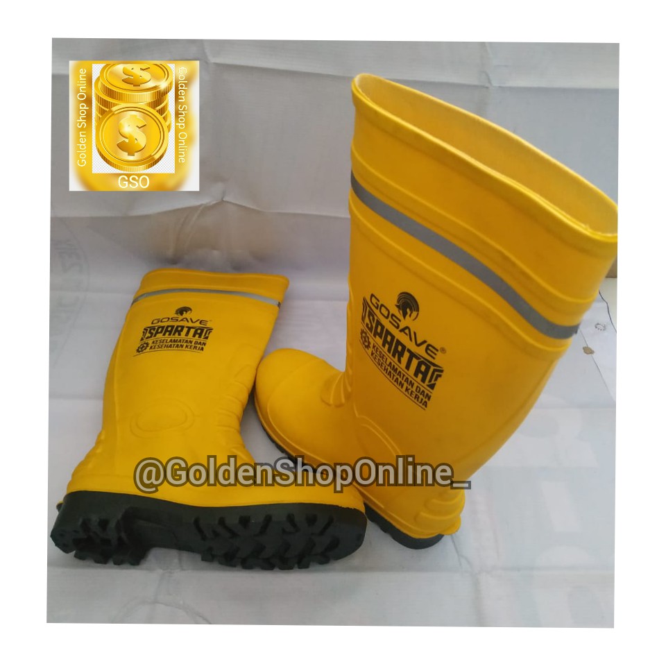 safety boot karet Sepatu safety boot karet Sparta Merk Gosave